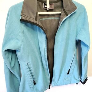 REI Fleece Zip Jacket Blue (Size Small)